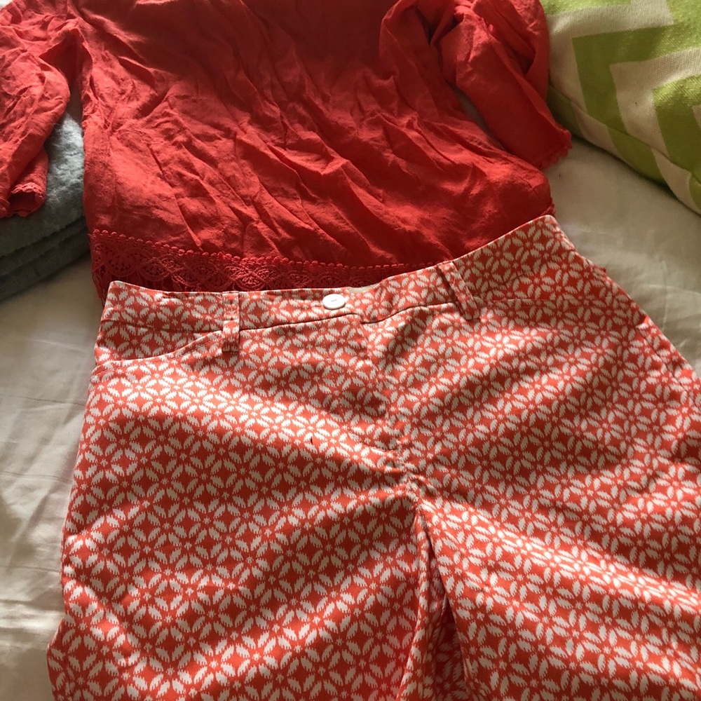 Shorts and a blouse
